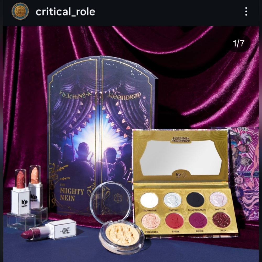 HipDot x Mighty Nein | Limited Edition Make-up Set w Collection Box | Sept 2022